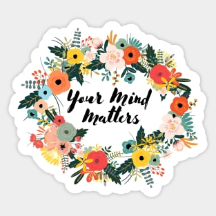 Mental Wellbeing Sticker